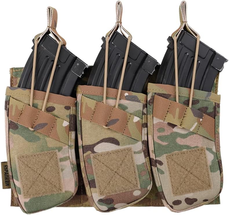 EXCELLENT ELITE SPANKER Single/Double/Triple Open Top Molle Mag Pouch AK Magazine Pouch for AK47 AK74 AR-15 Pmags Magazine