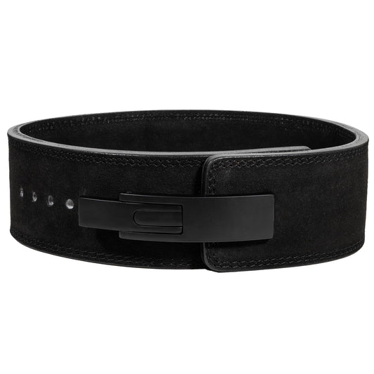 Serious Steel Fitness Lever Powerlifting Weightlifting & Exercise Belt, 4" Wide & 10MM Thick (Medium)