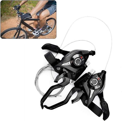V-Brake ST-EF51 Set 3x7 Speed Shifter Brake Lever Combo MTB Bicycle Bike 21 Speed Brake/Shift Lever W/Brake Cable