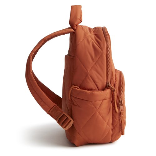 Vera Bradley Women's Small Banbury Backpack-Featherweight, Potter's Clay, One Size