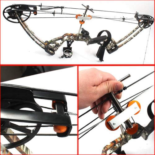 Mefape Archery Compound Bow Press and Quad Limb L Brackets, Portable Handheld Bow Press Quad Set for Outdoor Shooting Hunting