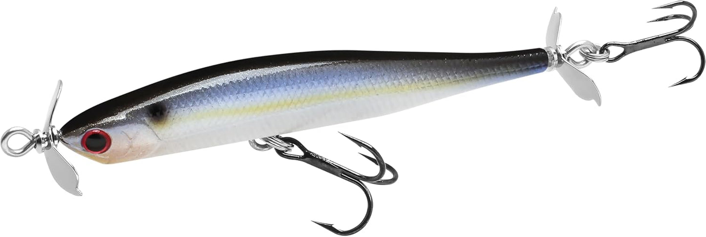 LUCKY CRAFT Screw Pointer 80, Freshwater Bass Fishing Lure, Jerkbait, Smallmouth, Walleye, Sinking, Tournament Winning, Spy Bait, Fishing Gear, Fishing Accessories, Tackle