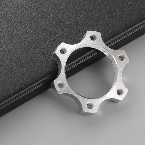 Leadigol 10PCS 6 Bolt Flange Adapter,44mm/48mm Bike Bicycle Freewheel Threaded Hubs Disk Disc Brake Rotor for Bicycle Accessories(44)