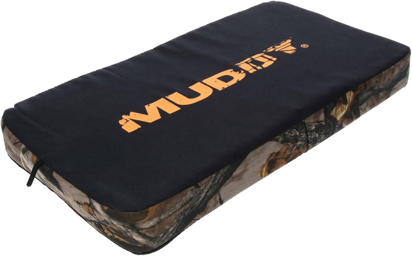 MUDDY Standard Seat Cushion - 18" x 10" Durable Lightweight Portable All-Day Comfort Hunting Outdoor Cushioned Tree Stand Seat with Silent Ties, Fits Most Treestands