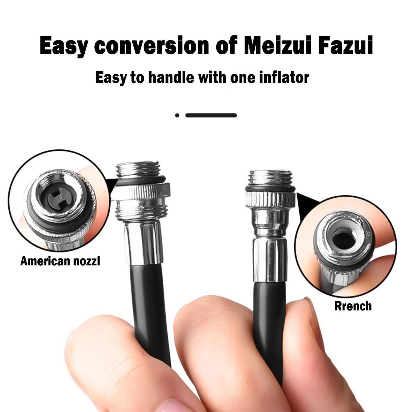 Mini Bike Pump, Portable High Pressure Bicycle Pump with Presta/Schrader Valve for Road MTB Scooter Tires Pump