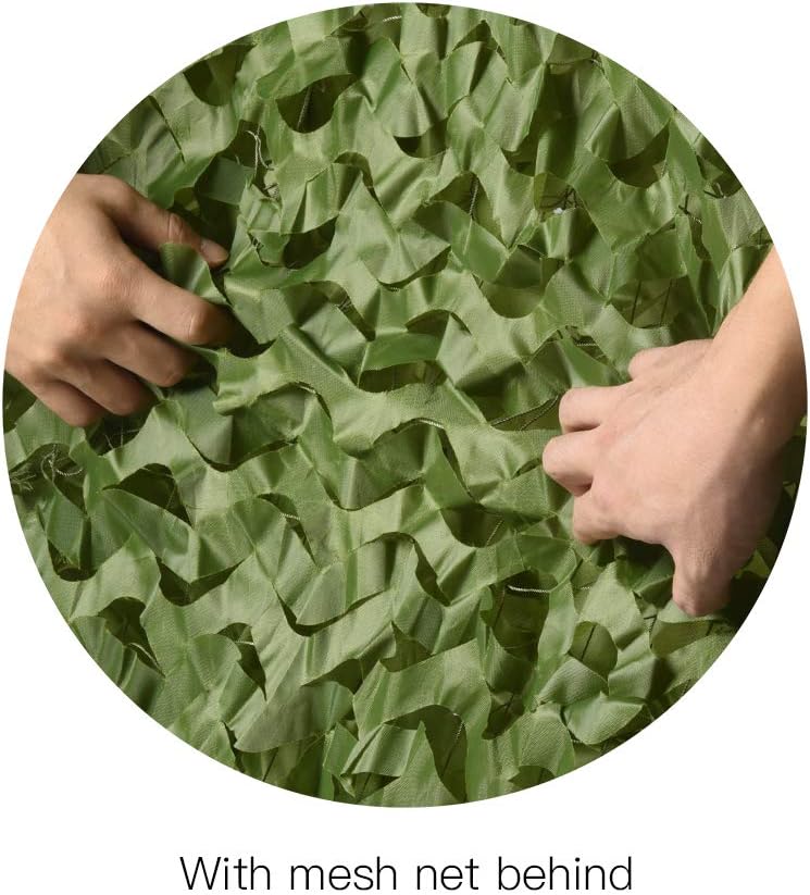 HYOUT Camo Netting Camouflage Net Bulk Roll for Hunting Blinds Ghillie Sunshade, Camping, Military Party Decoration
