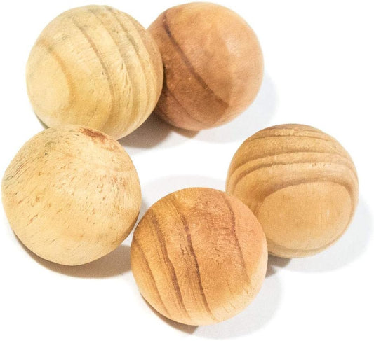 West Coast Paracord Wooden Balls – 7/8 Inch – 5 Pack – Used for Monkey Fist Keychains, Slingshots, etc.