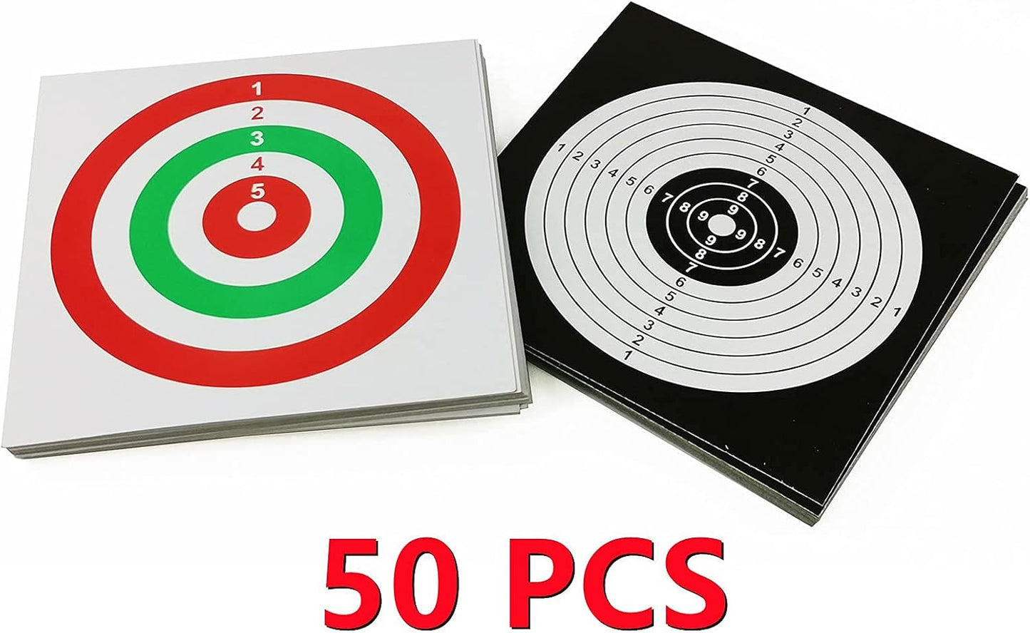 Atflbox BB Gun Trap with 50pcs Paper Target Bullet Catcher Shooting Target for Airsoft, Pellet, Rifle