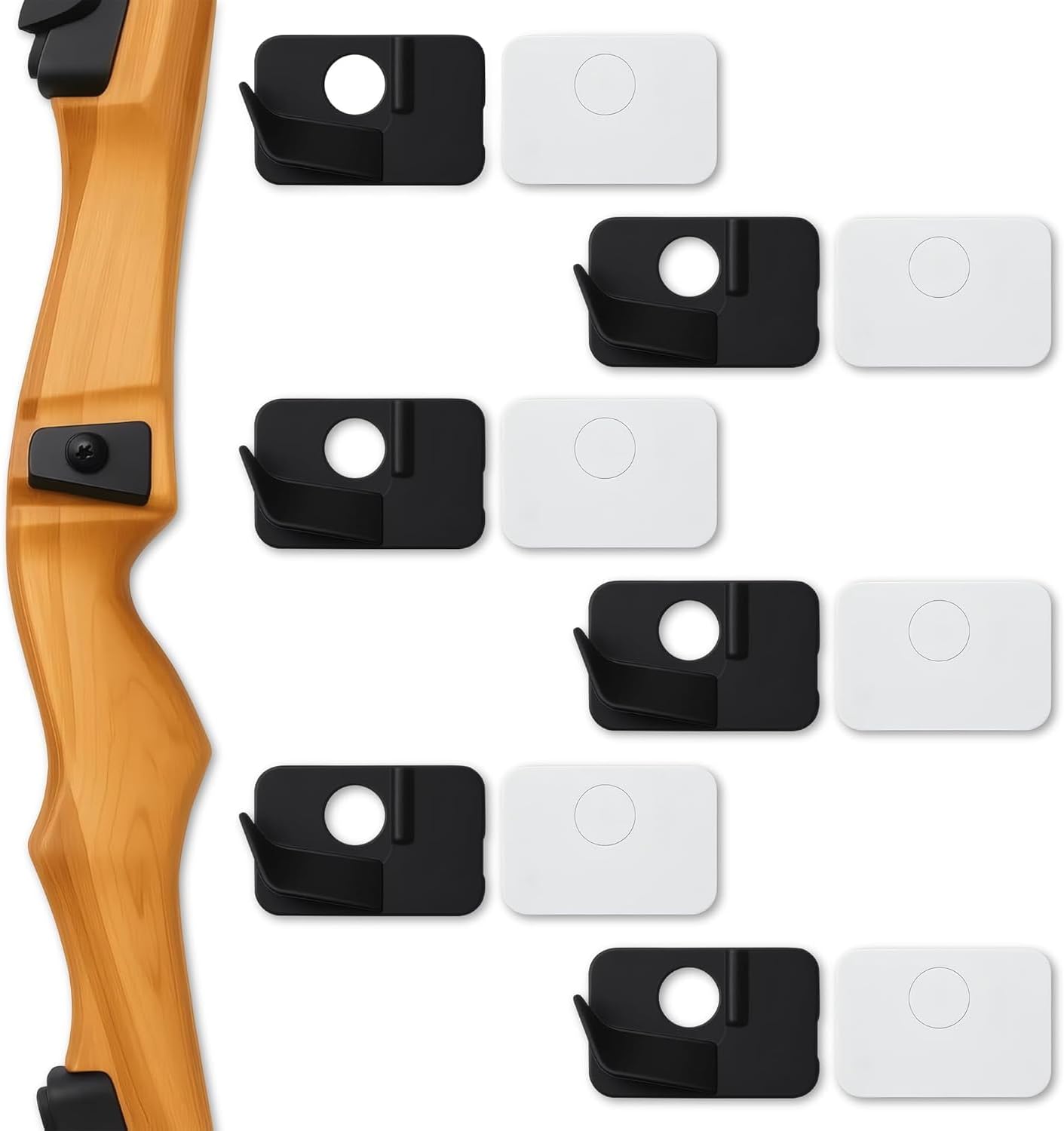 6/3Ct Arrow Rest for Recurve Bow - Right/Left Hand Recurve Arrow Rest Recurve Bow Arrow Rest for Compound Bows Archery Arrow Rest Recurve Archery Accessories - Recurve Bow Rest Recurve Bow Accessories