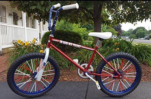 Super Pop Bicycle Spoke Skins Wraps Compatible with Schoolmate Bike Fans- Colorful Bike Wheel Decoration-72 Pcs(White)