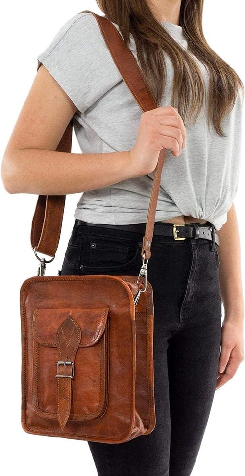 Gusti Handlebar Bag- Dietrich T. Handlebar bag bike handlebar bag shoulder bag satchel cross body bag bike bag leather bag vintage brown leather