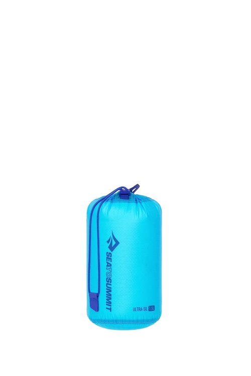 Sea to Summit Ultra-SIL Stuff Sack, Ultralight Outdoor and Travel Storage, 1.5 Liter, Atoll Blue
