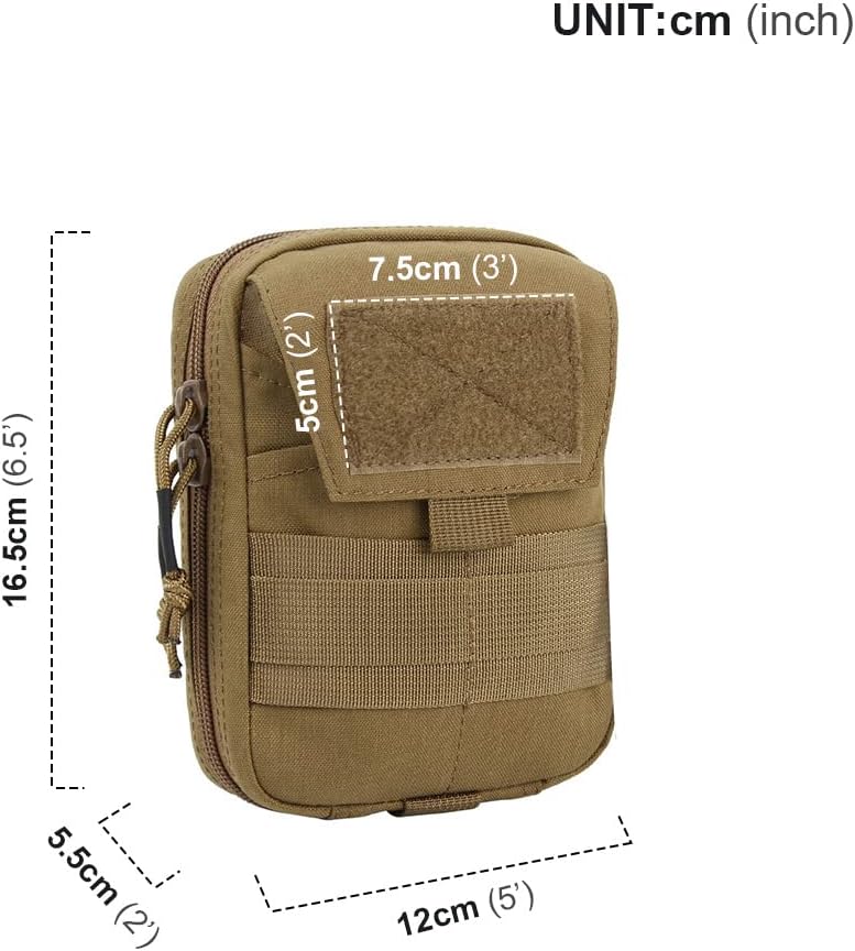 EXCELLENT ELITE SPANKER Molle Admin Pouch Military Utility Tool Pouch EDC Molle Pouchs Gadget Waist Bags