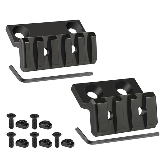 Karatgold 45 Degree Offset Single Picatinny Rail Mount, 3 Slot+5 Slot