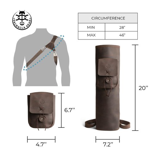Rectangular Back Quiver with Adjustable Straps, Handmade Arrow Quiver Holder for Arrows, Archery Sports, Bow Hunting, Target Shooting, Archery Quiver, Backpack Quiver Arrow Bag for Arrow Quivers