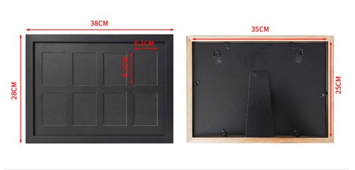 Wall Memorabilia Display Cabinet - Baseball, Sports & Trading Card Stand, Holds 8 Cards, Suitable for Football, Basketball & Hockey