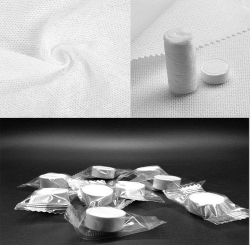 Swity Home Compressed Towel Coin Tissues Portable Wipe Napkin Paper Tablets Non-Woven Disposable Compressed Cotton Tissue Towel Home Hand Wipes
