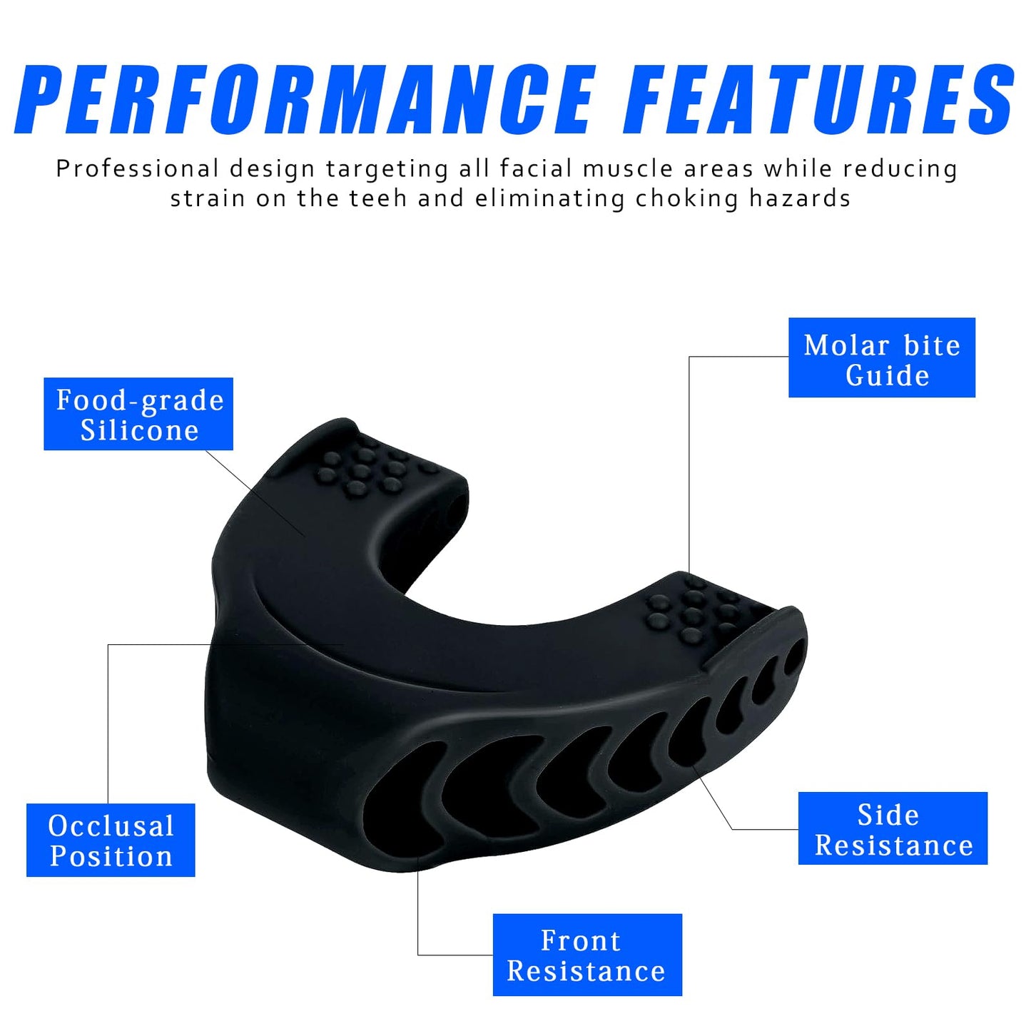 Jaw Exerciser,Jawline Exerciser for Men & Women,3 Resistance Jaw Trainer,Jaw Shark Toner, Jawline Shaper,Tighten & Tones,Facial Exerciser for Beginner Intermediate Advanced