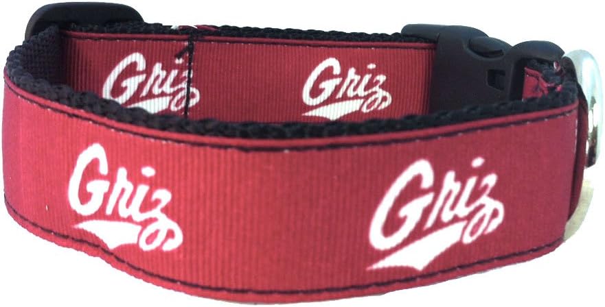 NCAA Montana Grizzlies Dog Collar (Team Color, Small)