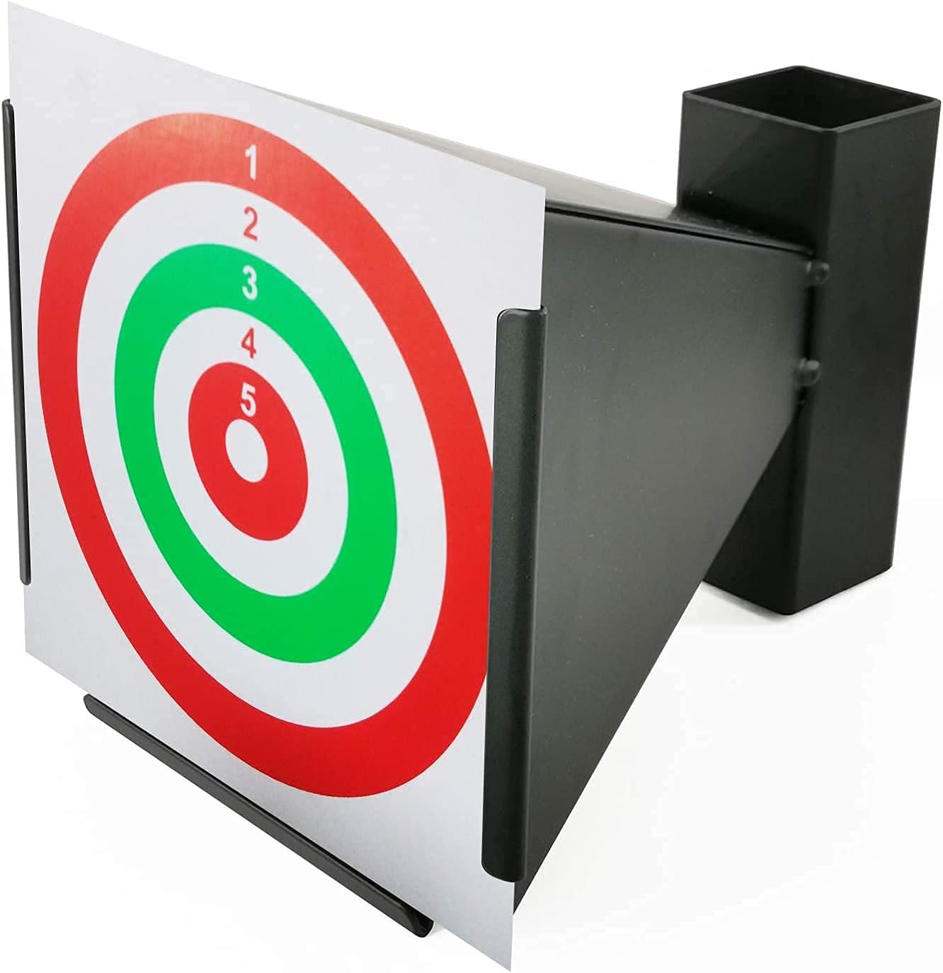 Atflbox BB Gun Trap with 50pcs Paper Target Bullet Catcher Shooting Target for Airsoft, Pellet, Rifle