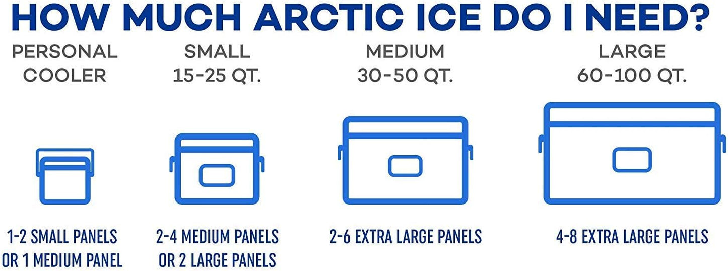Arctic Ice Chillin' Brew Series Long Lasting Reusable Ice Pack - Freezes at 28° Fahrenheit - Designed to Keep Beverages Colder Than Ice