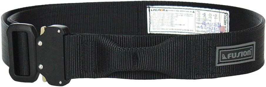 Fusion Tactical Military Riggers Belt Generation II Type A Black Large 38-43"/1.75" Wide
