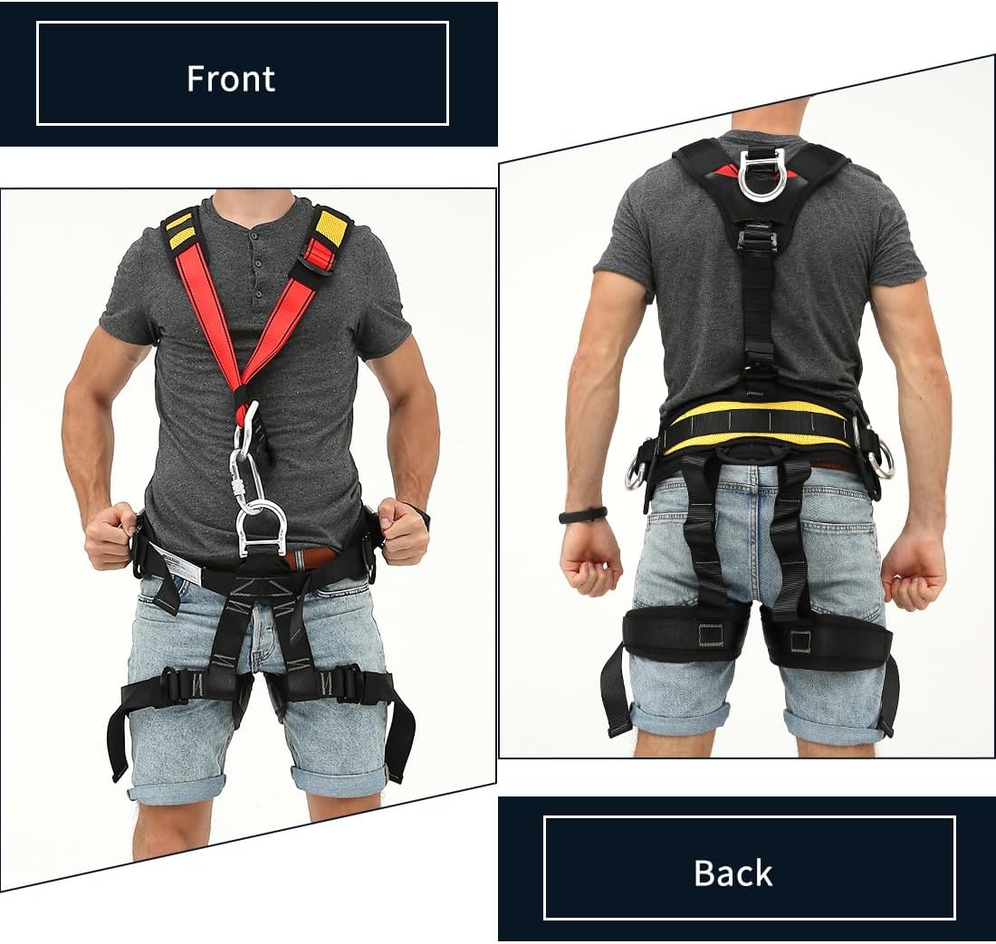 NewDoar Climbing Harness CE Certification Rock Climbing Rappelling Equipment Body Guard Protect Rappelling Rescuing Equip