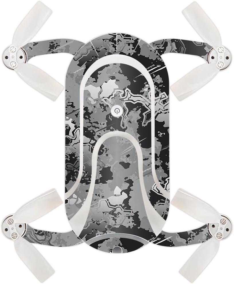 MightySkins Skin Compatible with ZEROTECH Dobby Pocket Drone – Conceal Snow | Protective, Durable, and Unique Vinyl Decal wrap Cover | Easy to Apply, Remove, and Change Styles | Made in The USA