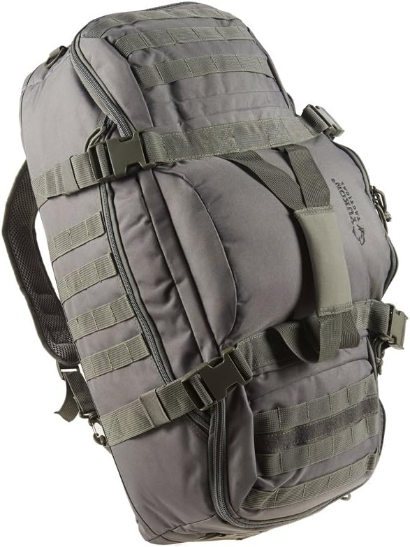 Yukon Outfitters Bugout Bag - EDC Durable 600D Polyester 55L Tactical Duffel & Backpack for Travel, Prepping & Outdoor Use - Two Tone Coyote/Foliage
