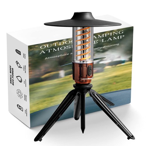SHWKMOPPE Rechargeable Camping Lantern LED Tent Lights Bright Flashlight 3 Lights Modes IP44 Waterproof for Hurricane Emergency,Hiking,Camping,Backpacking,Fishing