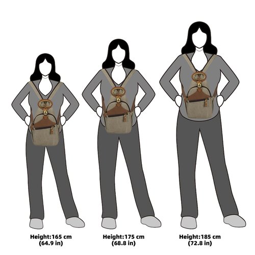 KouLi Buir Canvas Sling bag,Small Crossbody Backpack,Convertible Chest Bag Casual Daypack For Outdoor Cycling Hiking Travel (B3611-Olive Green-N)