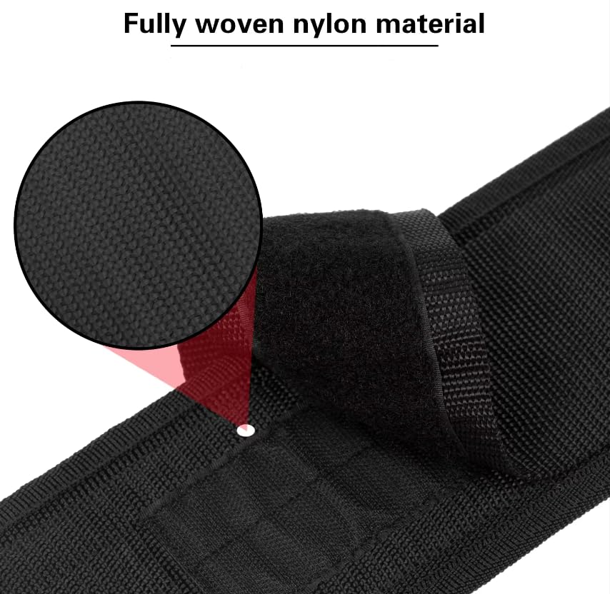 Generic Weight Lifting Belt, Gym Strap, Exercise black belt, Workout belt, Powerlifting belt, Adjustable weightlifting belt for men and women, Bodybuilding belt, Deadlift, (Nylon), Medium