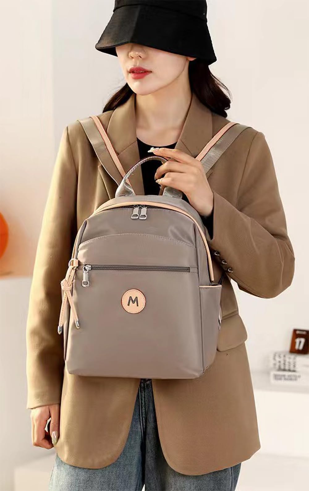 go-done 12L Mini fashion Backpack,Small Nylon backpacks for Ladies Backpacks Women shopping Backpack(Small size)