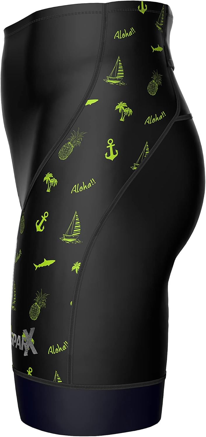 Sparx Men's Active Triathlon Short Tri Cycling Short Swim Bike Run