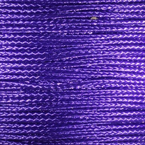 JIG PRO SHOP Black 1.18mm x 125' Micro Cord Paracord - Made in The USA