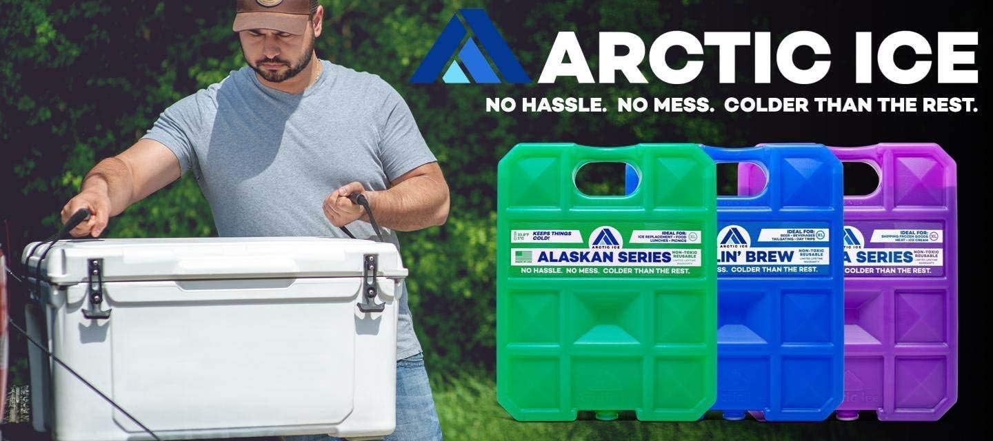 Arctic Ice Tundra Series Reusable Ice Pack - 5°F Cooling for Long-Lasting Cooler Use
