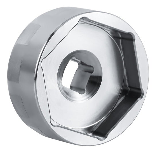 EVRBUL 1-3/8" Motorcycle Front Fork Cap Nut Socket Tool, 35mm 6 Hex Flat Socket Compatible with Harley Sportster Big Twin Motorcycle