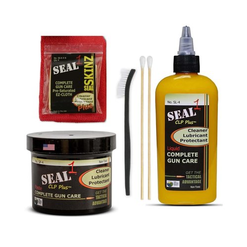 Universal Gun Care Kit – Includes CLP Cleaning Liquid, Bore Paste & Pre-Saturated Patches for Rust Prevention - 4oz