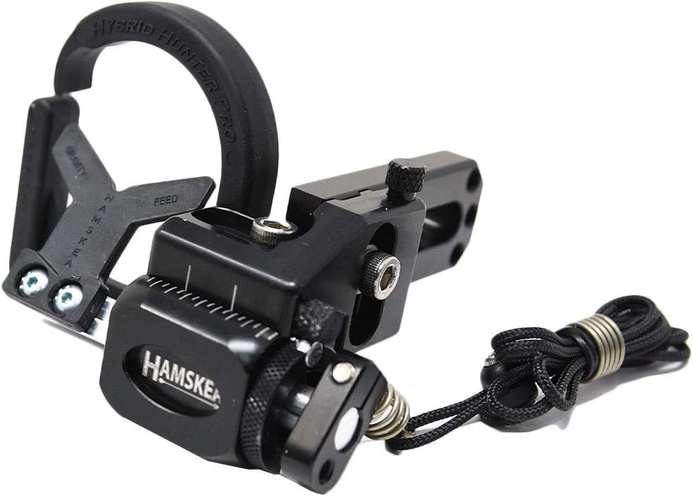 HAMSKEA ARCHERY SOLUTIONS Hybrid Hunter Pro Micro Tune/Drop Away Recurve Compound Arrow Rest for Bowhunting