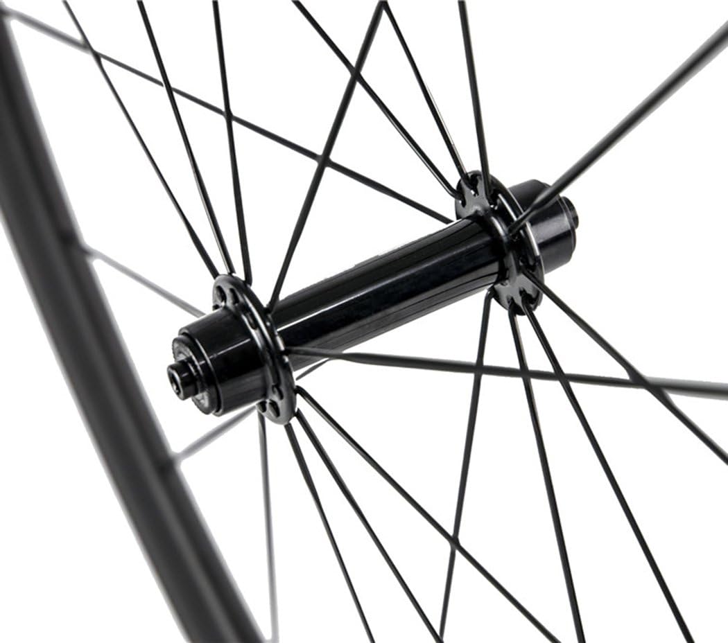SunRise Bike 1 Pair of Road Bike Carbon 700C Clincher Wheelset Super Light Bicycle Wheels 38mm Depth (fit for Shiman0 Cassette)