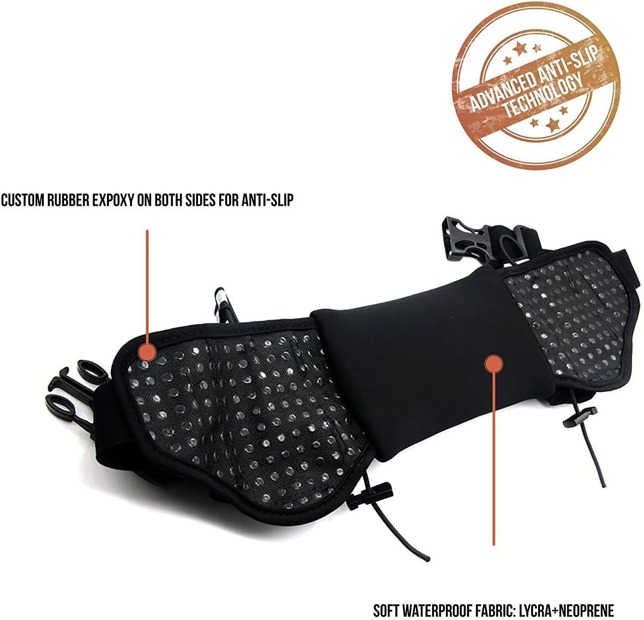 Premium Quality No Bounce Runners Hydration Belt With Reflectors, Smartphone Pocket & BPA free Water bottles