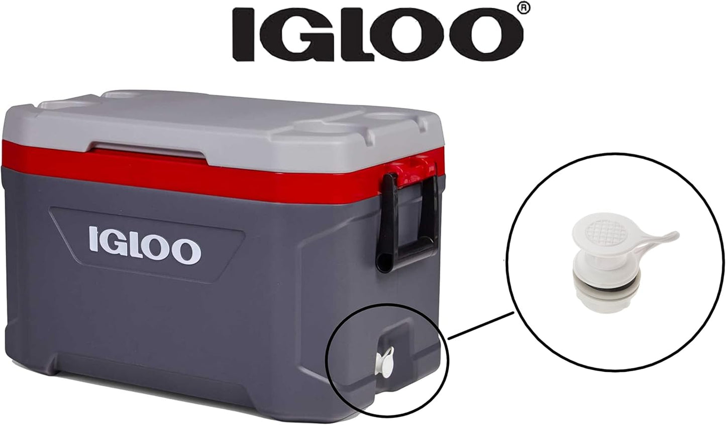 Igloo Cooler Replacement Standard Triple Snap Drain Plug (2pk)