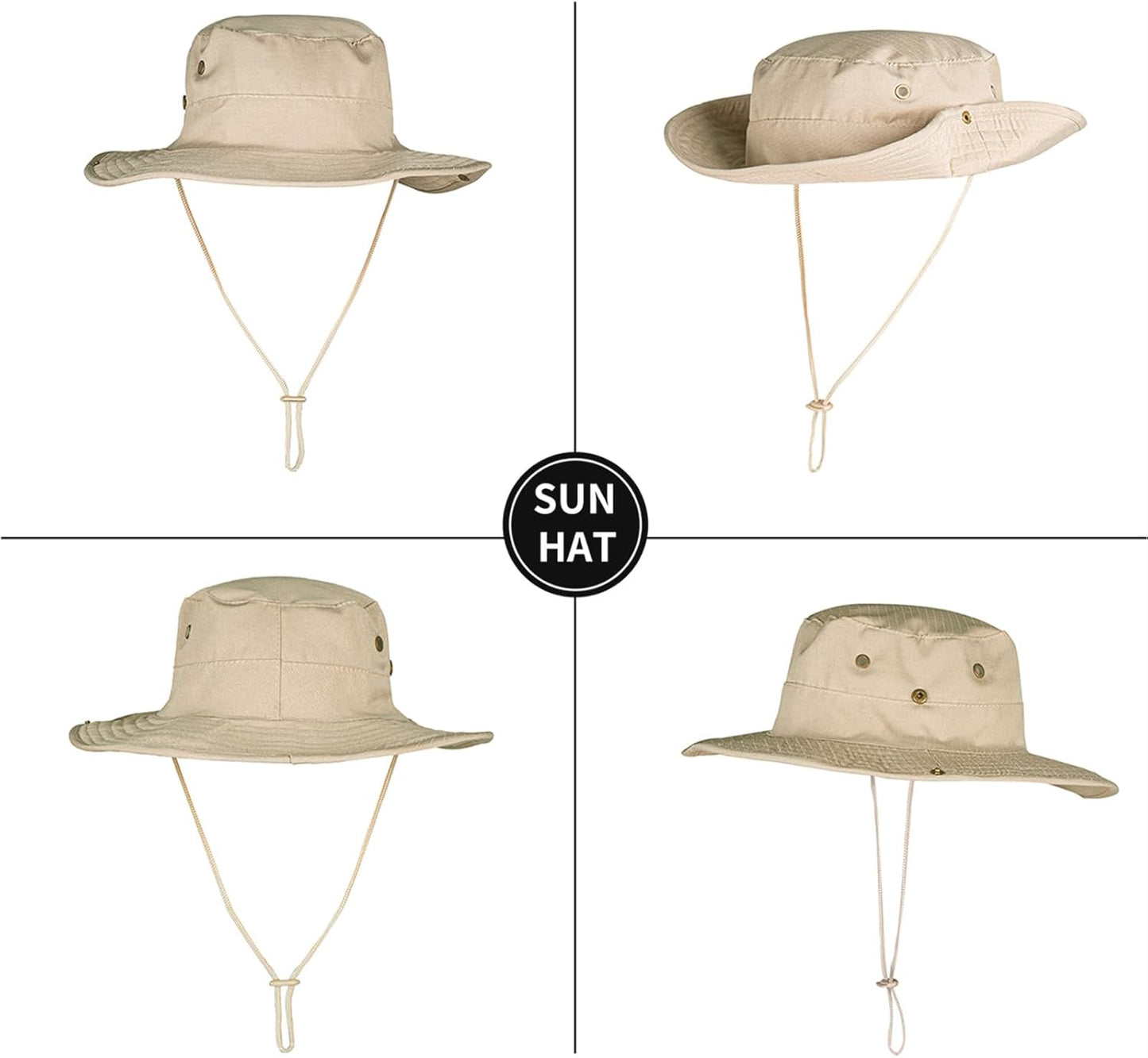 UPF 50+ Sun Hat | Foldable Boonie Hat for Men & Women | Fishing & Hiking