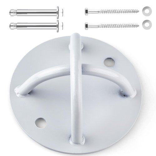SKYPHAROS Ceiling Anchor X Mount, 1 Pcs Stainless Steel Training X Mount - 1000lb Secure Suspension Trainer Ceiling Anchor Wall Mount Bracket for Gymnastic Rings, Yoga Swings, Boxing Equipment