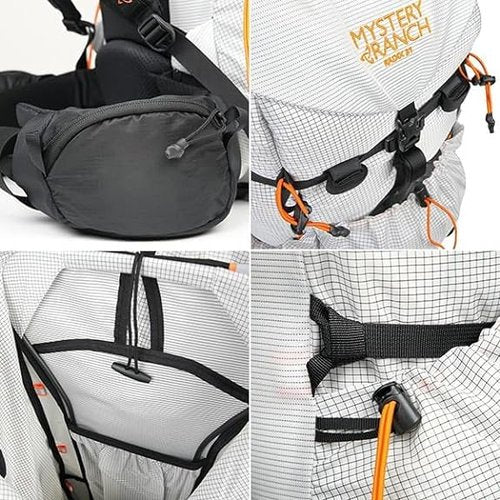 Mystery Ranch Radix 31 Backpack – Lightweight, Adjustable Bag with Removable Frame – White/Hunter, L