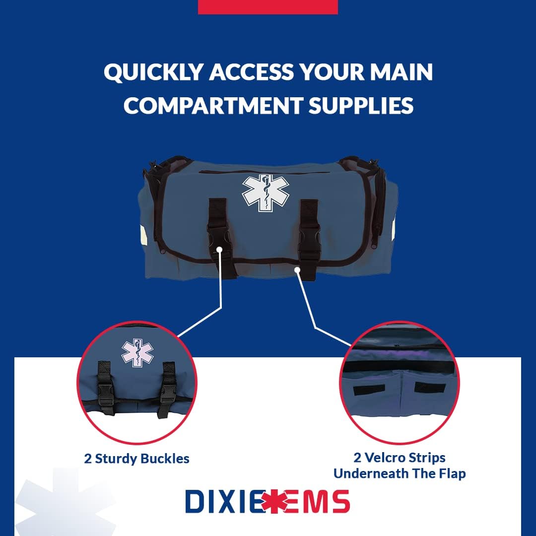 Dixigear First Responder On Call Trauma Bag W/Reflectors - Red