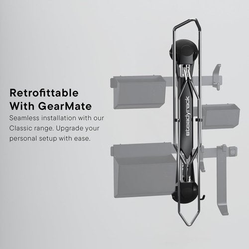 Steadyrack Bike Rack for Road Bikes - The Original Wall Mounted Vertical Bike Storage - Fits Narrow Tires - Space Saving Pivot Design - Heavy-Duty Steel Rack for Indoor Garage, Apartment or Home Use