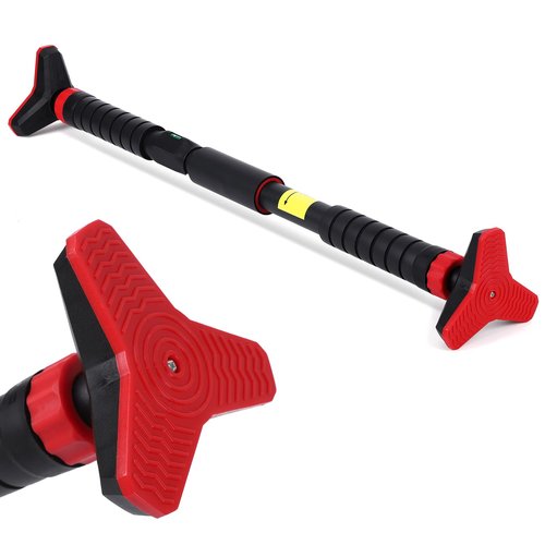 Pull Up Bar for Doorway, Strength Training Pull-up Bars, No Screws, No Installation Required, Max Load 440 LBS Chin Up Bar With Level Meter and Adjustable Width for Home Gym Upper Body Workout
