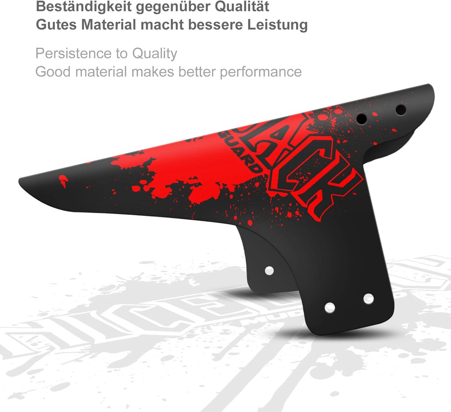 NICEDACK Bike Fender, Adjustable MTB Mud Guard, Front and Rear Compatible Mudguards, Fits 650B 20" 26" 27.5" 29 inch Fat Tire Bikes and All Disc Brake Bicycles
