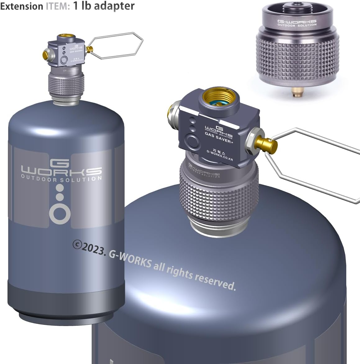 Gas saver plus/Lindal Valve Canister Shifter/Refill Adapter/Air Vent Function